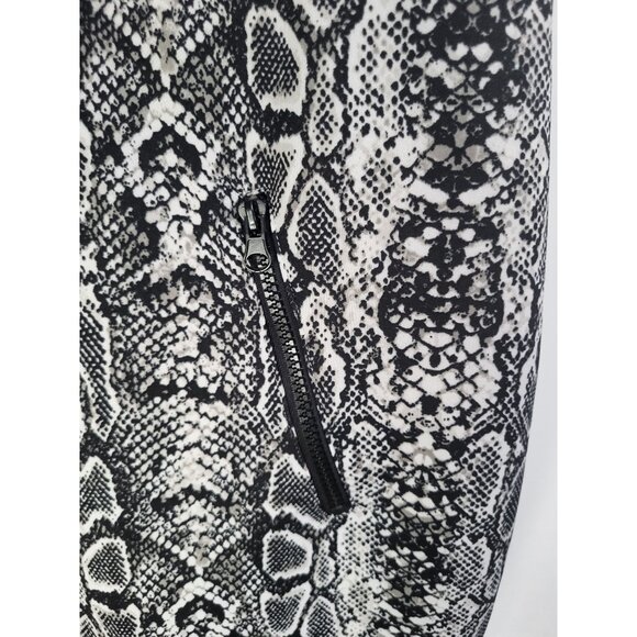 NOBO No Boundaries Juniors Black White Snake Print Dress SZ M (7-9) - Picture 5 of 11